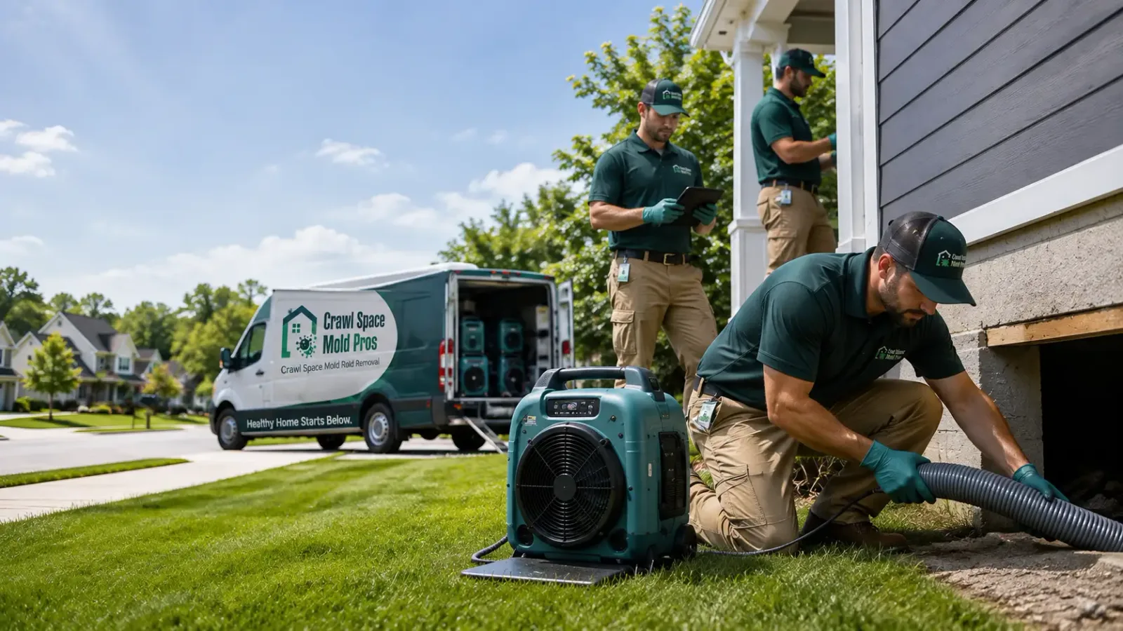 Crawl Space Mold Removal in Upland, CA